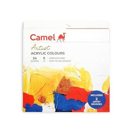Camlin Artist Acrylic Colours | 24 Shades | 9 Ml Tubes